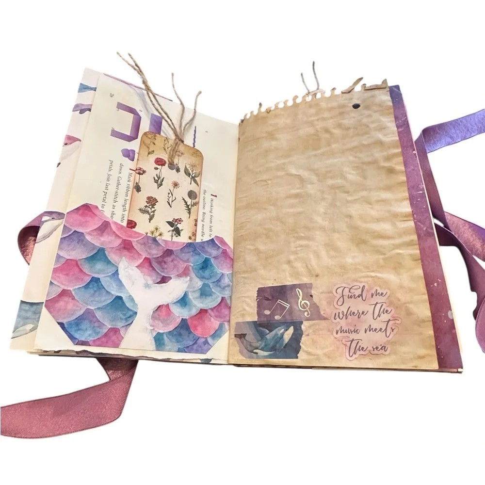 Handmade Under the Sea Mermaid Junk Journal